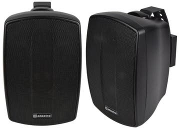 Adastra BH4 Zwarte Speakerset 60 Watt Binnen En Buiten 4, Verzenden, Nieuw, Overige typen, Overige merken