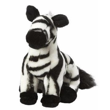 Nature Planet zebra knuffel - pluche - 18 cm, Verzenden, Nieuw