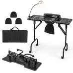 LIVSK Opvouwbare Manicuretafel met Elektrische Stofafzuiging, Verzenden, Nieuw