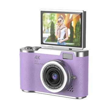 Slimlogy LK007 Pro HD Draaibare Digitale Camera – Paars, Ophalen of Verzenden, Nieuw