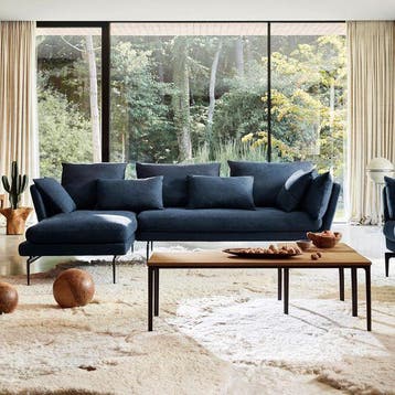 GEZOCHT: Vitra Suita Hoekbank / Bank — Directe inkoop, Ophalen of Verzenden, Zo goed als nieuw, Design Bank Bankstel Zetel Vitra