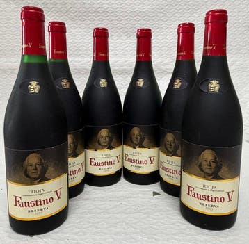 2005 Faustino V - Rioja Reserva - 6 Flessen (0.75 liter), Verzamelen, Nieuw