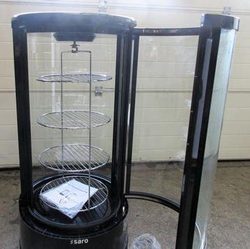 Saro Gebaksvitrine rond, ø48 x H106cm, gekoeld, Gebruikt