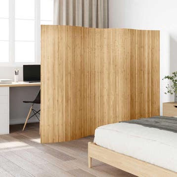 vidaXL Kamerscherm breedte 250 cm hoogte 165 cm bamboe, Huis en Inrichting, Verzenden, Nieuw