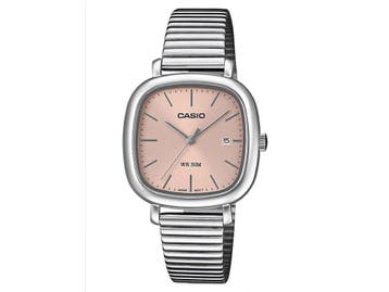Casio - Polshorloge - Mineraalglas - Roze, Kleding | Dames, Verzenden, Zo goed als nieuw