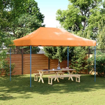 vidaXL Partytent 279 x 410 x 315 cm Oranje Oxford Stof, Verzenden, Nieuw, Partytent