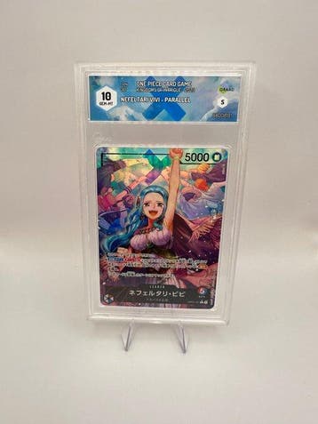 Bandai - 1 Graded card - One Piece - Nefeltari Vivi OP04-001, Nieuw