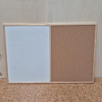 OUTLET - Prikbord Whiteboard - 60 x 90 cm, Ophalen of Verzenden, Nieuw
