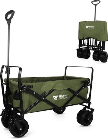 Rockerz Bolderkar 120L - Groen, Verzenden, Nieuw