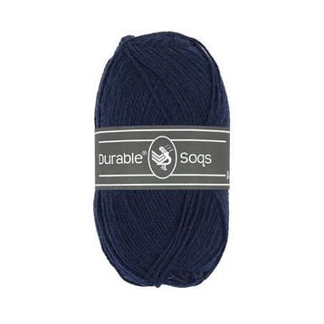 Durable Soqs 322 Night blue - Haakgaren / Breigaren, Ophalen of Verzenden, Nieuw, Breien of Haken, Wol of Garen