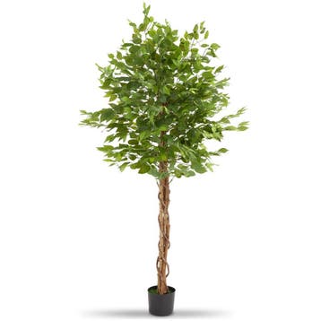 Kunst ficusboom Fida, realistische textuur - 180 cm, Huis en Inrichting, Kamerplanten, Verzenden