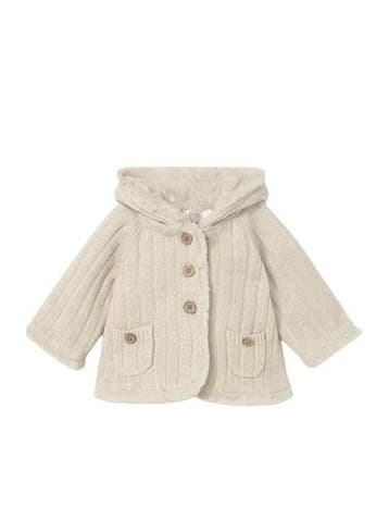 Mayoral baby pompon knit cardigan - 56 (1-2 maanden), Ophalen of Verzenden, Nieuw