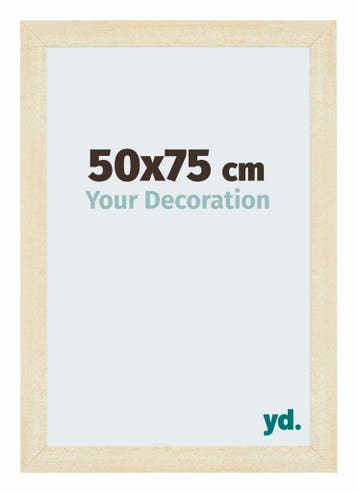 Fotolijst 50x75 cm - Zand Geveegd - MDF - Mura, Verzenden, Nieuw