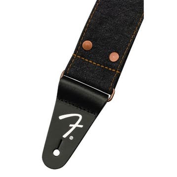 Fender 990638005 Wrangler geklonken denim band, zwart, Ophalen of Verzenden, Nieuw