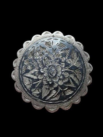 Late Medieval Ottoman Empire Rare Silver Brooch (Zonder