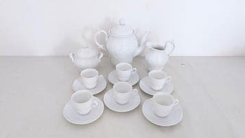 Richard Ginori - Koffieservies (15) - Per 6 persone -