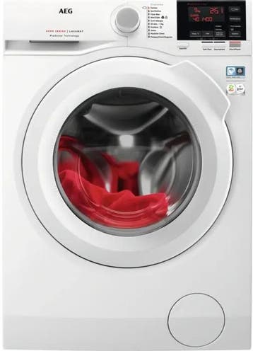 AEG L6FBN94GP - Wasmachine - 9 kg - 1400 tpm - ProSense -, Ophalen of Verzenden, Zo goed als nieuw, Voorlader, 85 tot 90 cm