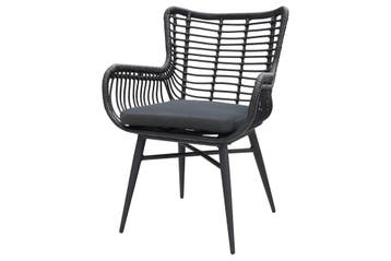 VDG Jasmine dining tuinstoel - black, Verzenden, Nieuw, Overige materialen