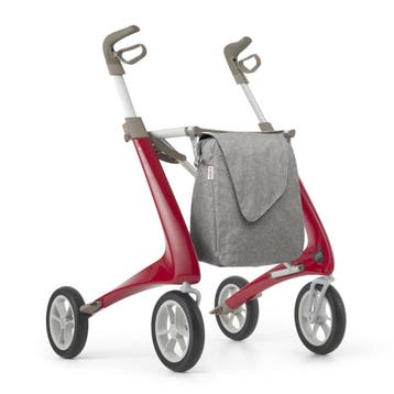 byACRE Carbon Ultralight Rollator met weekendtas - Rood L, Diversen, Rollators, Ophalen of Verzenden, Nieuw