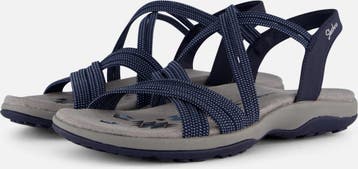 Skechers Dames Sandalen - Navy maat 39 REGGAE SLIM - TURN IT, Kleding | Dames, Verzenden, Nieuw, Blauw