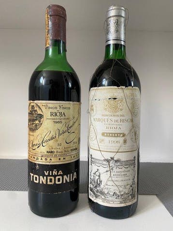1985 R. Lopez de Heredia, Viña Tondonia & 1998 Marqués de, Nieuw