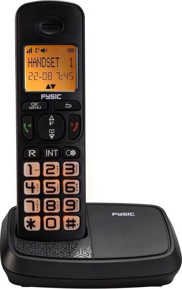 Fysic FX-5500 Big button Dect Telefoon - Knipperende, Telecommunicatie, Vaste telefoons | Handsets en Draadloos, Verzenden, Nieuw