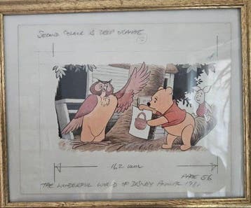 Winnie the pooh - 2 Original Pre-press Publication Artwork,, Nieuw