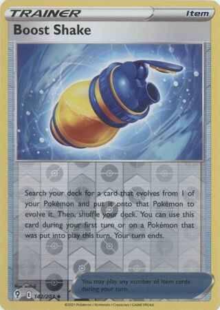 boost shake 142/203 reverse holo evolving skies, Hobby en Vrije tijd, Verzamelkaartspellen | Pokémon, Ophalen of Verzenden, Nieuw