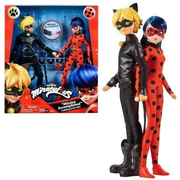 Miraculous Ladybug - Set van 2 Fashion Dolls 26 cm (pop), Kinderen en Baby's, Verzenden, Nieuw