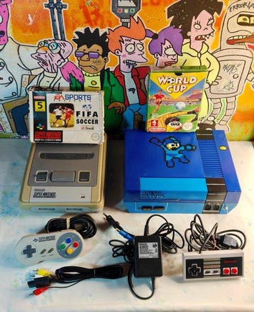 Nintendo - Snes - Nintendo NES e Super Nintendo, doppio, Nieuw
