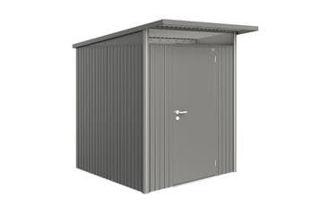 Biohort Berging Avantgarde Enkele Deur Kwartsgrijs 180 x 220, Nieuw