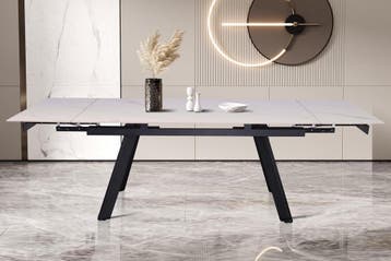 Hera eettafel, steen wit (nieuw, A-keuze), Huis en Inrichting, Tafels | Eettafels, Nieuw, Overige materialen