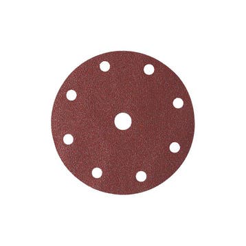 Schuurschijf klittenband hout 150mm K100 9-gats FORMAT, Doe-het-zelf en Verbouw, Verzenden, Nieuw