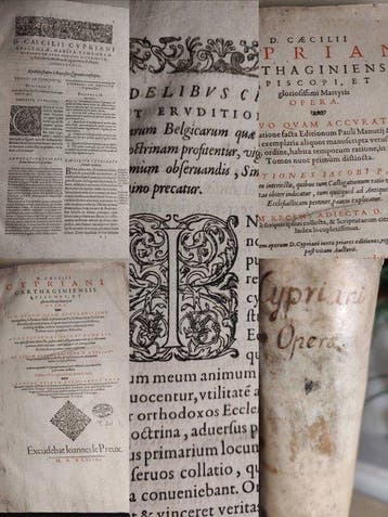 D. Cæcilii Cypriani - D. Cæcilii Cypriani Opera - 1593