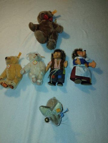 Steiff - Speelgoed Steiff Plüschtiere Konvolut (Teddybären,