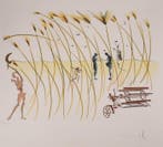 Salvador Dali (1904-1989) - Hommage à Léonard de Vinci : La