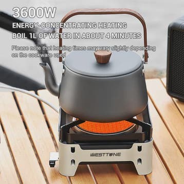WESTTUNE Draagbare Camping Gasbrander 3600W - Infrarood Verw, Verzenden, Nieuw