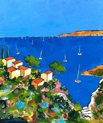 Jiel - Les belles couleurs de Méditerranée.