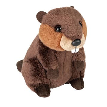 Wild Republic bever knuffel - pluche - 13 cm - bruin, Verzenden, Nieuw