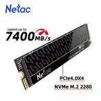 Netac 1TB 2TB 4TB M2 SSD NVMe 512gb PCIe4.0 M.2 2280 NV5000t, Verzenden, Nieuw