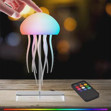 LED Kwallenlamp met 9 Tentakels, Kleurverloop & Afstandsbedi, Huis en Inrichting, Verzenden, Nieuw