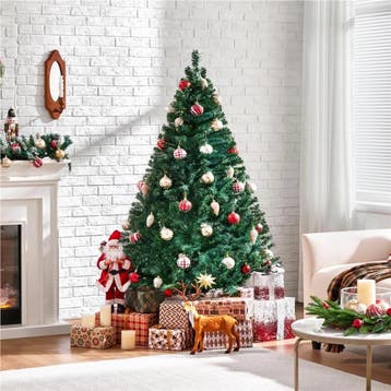 2dekans | Yaheetech Kunstkerstboom Spar – 183 x 110 x 110 cm, Diversen, Kerst, Ophalen of Verzenden, Zo goed als nieuw