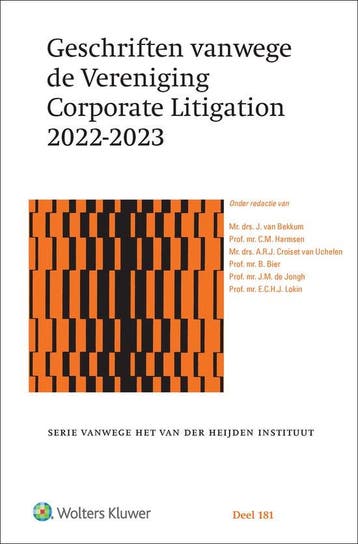 Geschriften vanwege de Vereniging Corporate Litigation, Verzenden, Zo goed als nieuw