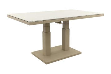 Brooklyn up& down verstelbare tuintafel 140x85 cm. - Latte, Verzenden, Nieuw, Rond, Overige materialen