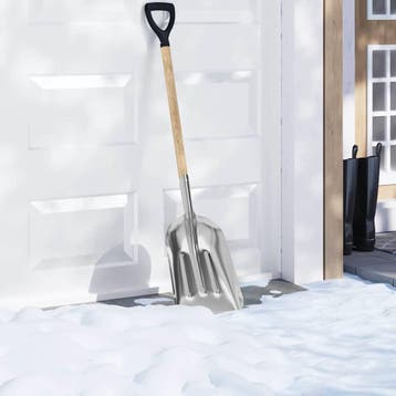 vidaXL Schep zilver 29 x 122 cm Aluminium, Tuin en Terras, Verzenden, Nieuw
