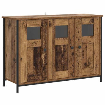 vidaXL Dressoir Oud hout 100 x 35 x 70 cm Bewerkt hout, Verzenden, Nieuw, Overige houtsoorten, Minder dan 50 cm