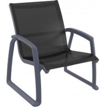 (MDK-107222) Siesta Pacific Lounge Armchair Donkergrijs -..., Tuin en Terras, Ophalen of Verzenden, Nieuw