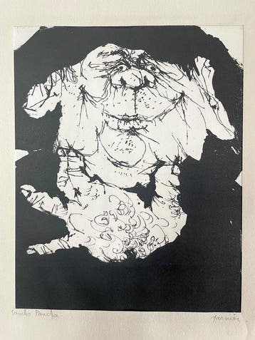 Maurice Garnier (1938-2020) - Sancho Panza / Vers 1970.