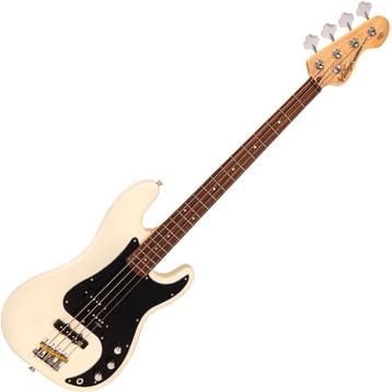 Vintage Bass PJ Guitar - Vintage White, Verzenden, Nieuw