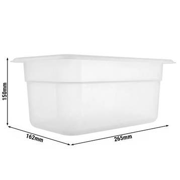 GGM Gastro | (12 stuks) Polycarbonaat GN-bak GN 1/4 - |, Verzenden